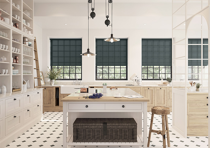 Vernazza (FR), Jet Black - Twist&Fit Roller Blind - Image 8